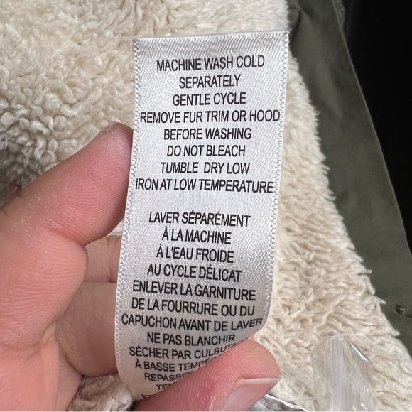 Ricki’s woman’s Fleece vest Winter Thick Long Parka Jacket Hooded green XS - Picture 11 of 16